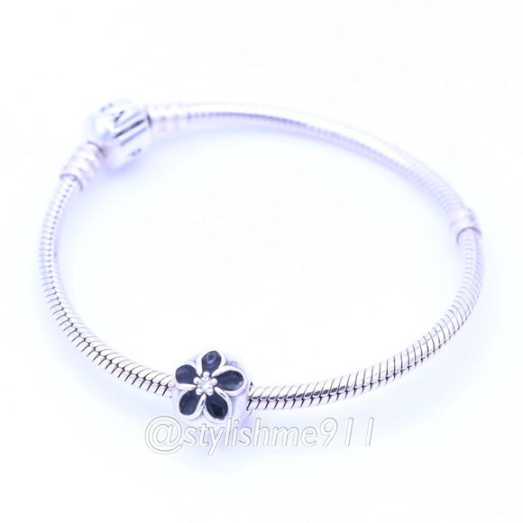 Authentic PANDORA Mystic Floral Clip with Zirconia - Picture 6 of 11